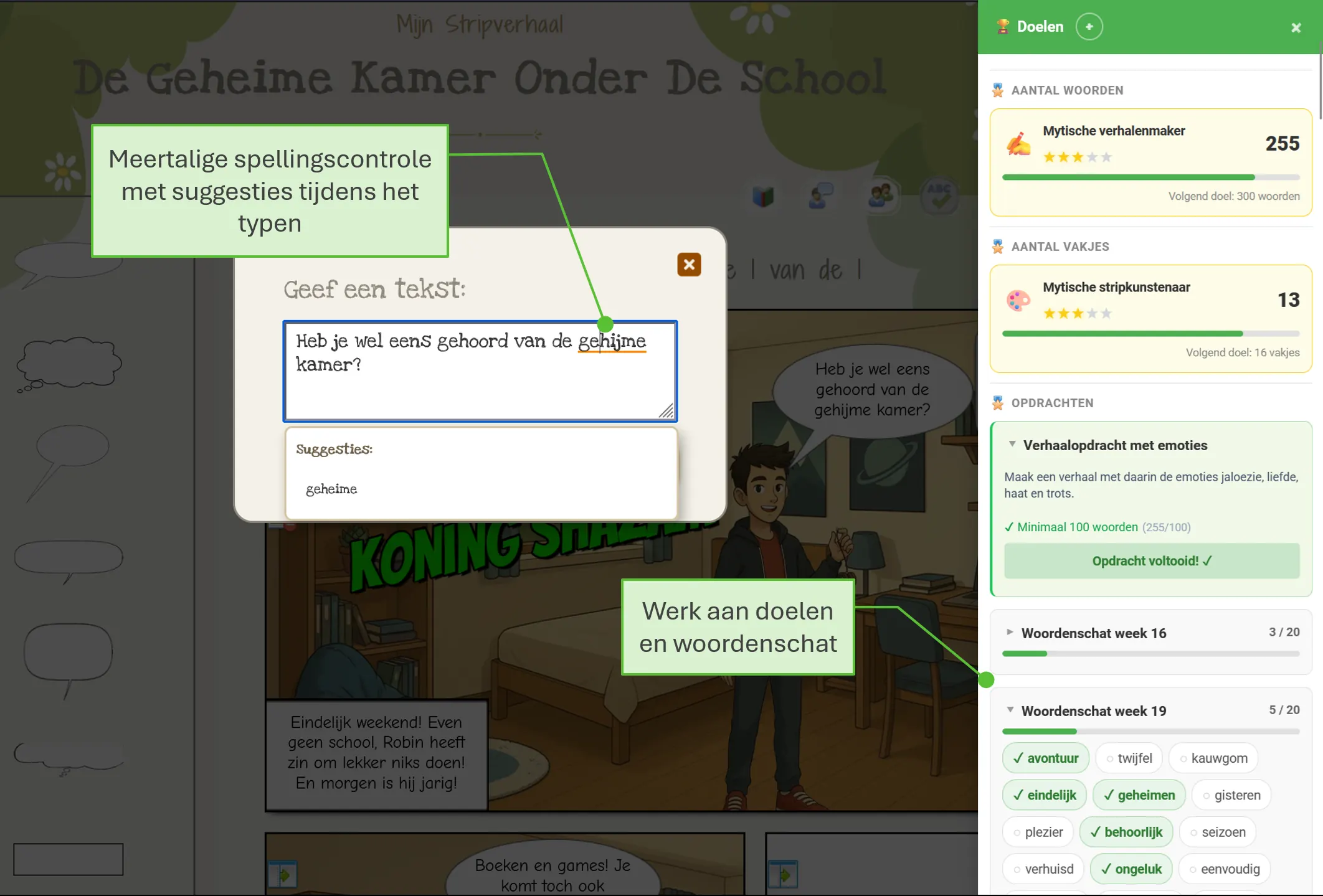 Spellingscontrole feature